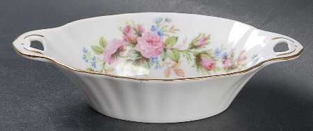 Moss Rose (Montrose Shape) 6" Oval Sweet Meat Dish