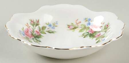 Moss Rose (Montrose Shape) Shell Shaped Dish