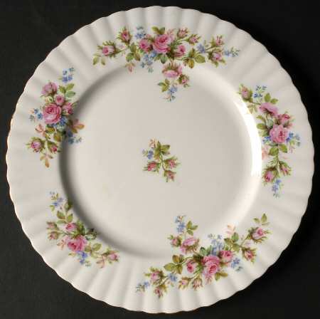 Moss Rose (Montrose Shape) Luncheon Plate