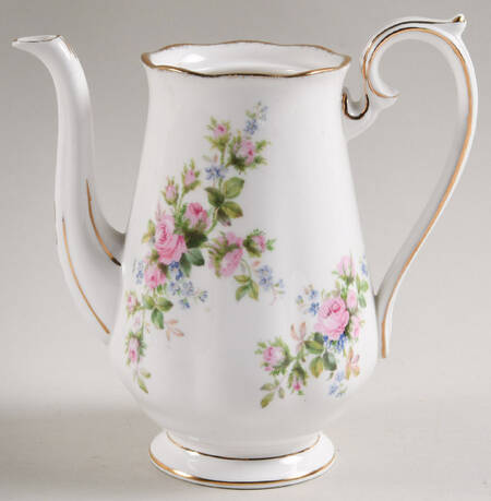 Moss Rose (Hampton, Older) Mini Coffee Pot No Lid