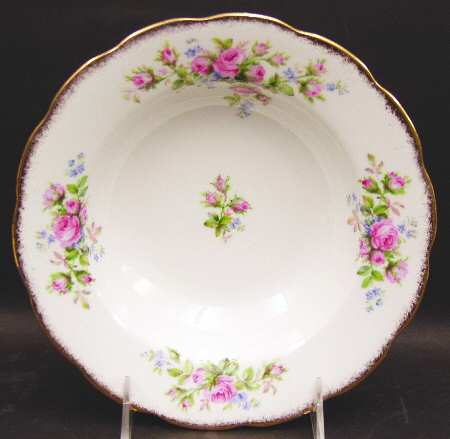 Moss Rose (Hampton, Older) Rim Soup Bowl