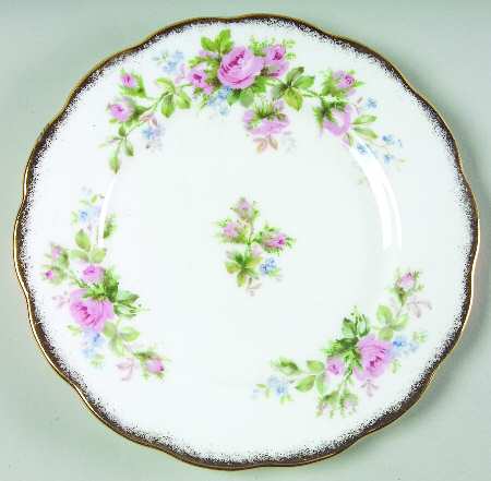 Moss Rose (Hampton, Older) Bread & Butter Plate by Royal Albert