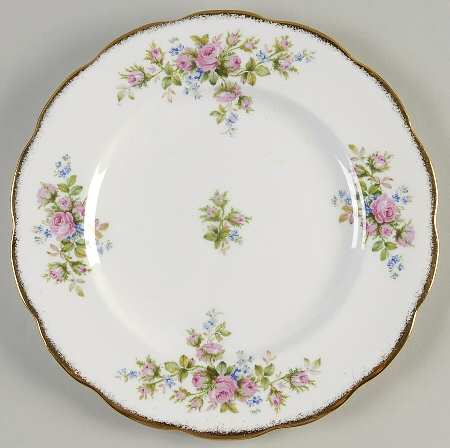 Moss Rose (Hampton, Older) Luncheon Plate