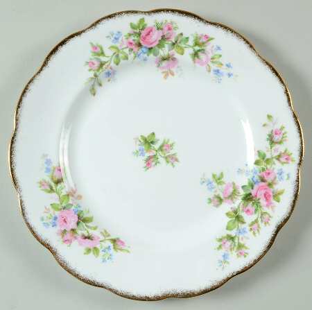 Moss Rose (Hampton, Older) Salad Plate