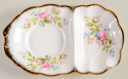 Moss Rose (Hampton, Older) Plate for Dessert Plate & Cup Set
