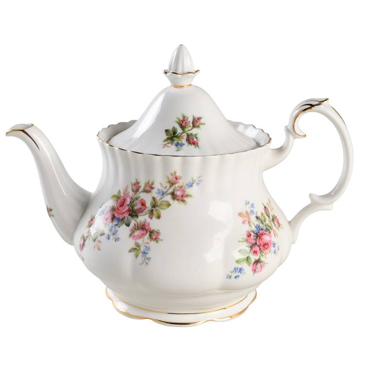 Moss Rose (Hampton, New) Teapot & Lid