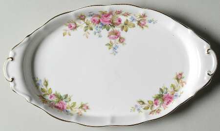 Moss Rose (Hampton, New) Tray for Creamer & Sugar with Lid