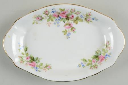 Moss Rose (Hampton, New) Tray for Mini Creamer & Open Sugar