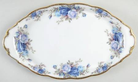 Moonlight Rose Tray for Creamer & Open Sugar
