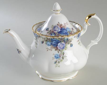Moonlight Rose Teapot & Lid