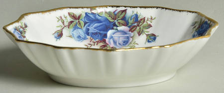 Moonlight Rose Oval Sweet Meat Dish