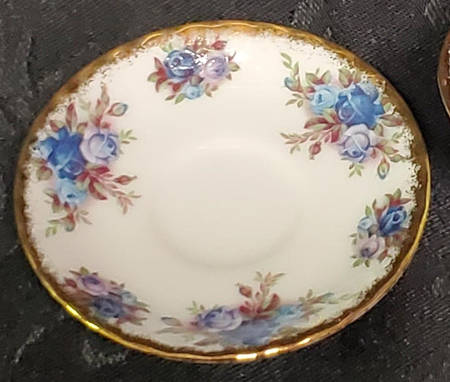 Moonlight Rose Saucer for Flat Toy Cup