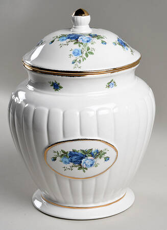 Moonlight Rose Cookie Jar & Lid