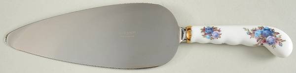 Moonlight Rose Pie Server with Stainless Blade