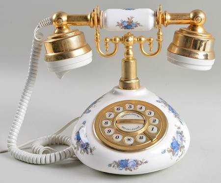 Moonlight Rose European Plug Telephone
