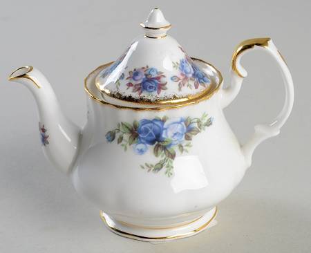 Moonlight Rose Miniature Teapot & Lid
