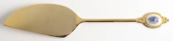 Moonlight Rose Pie Server with Stainless Blade