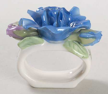 Moonlight Rose Sculpted Napkin Ring