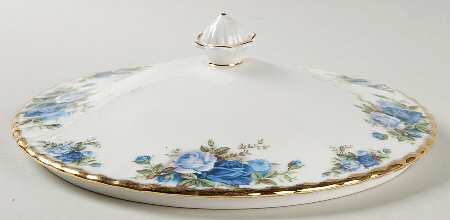 Moonlight Rose Lid for Round Vegetable