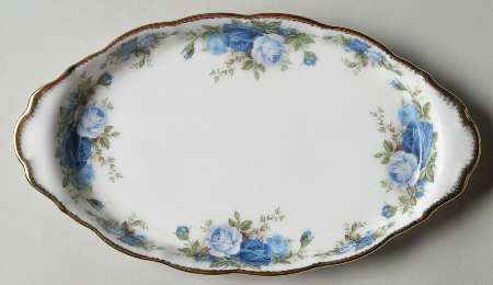 Moonlight Rose Tray for Creamer & Open Sugar