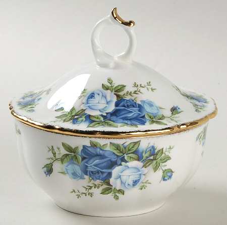Moonlight Rose Powder Box with Lid