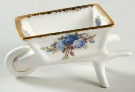 Moonlight Rose Miniature Wheelbarrow