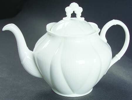 Morning Star (All White) Mini Teapot & Lid