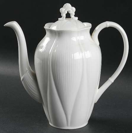 Morning Star (All White) Mini Coffee Pot & Lid