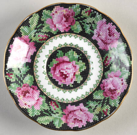 Needle Point Saucer