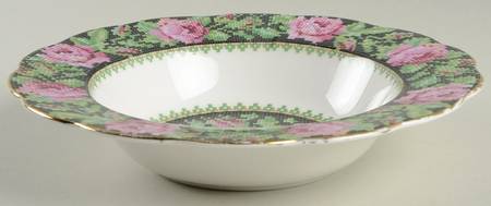 Needle Point Rim Soup Bowl