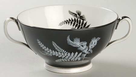 Night and Day (Smooth) Footed Cream Soup Bowl