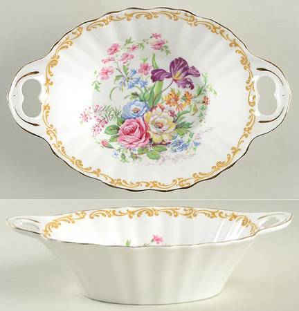 Nosegay 8" Oval Sweet Meat Dish