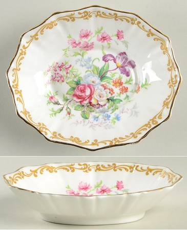 Nosegay 5" Oval Sweet Meat Dish
