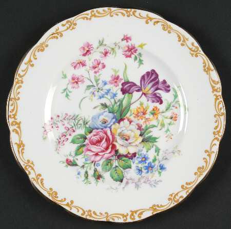 Nosegay Dessert/Pie Plate
