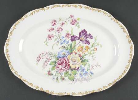 Nosegay 13" Oval Serving Platter