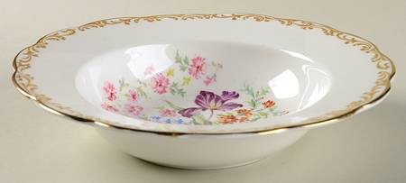 Nosegay Rim Soup Bowl