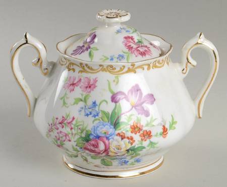Nosegay Sugar Bowl & Lid