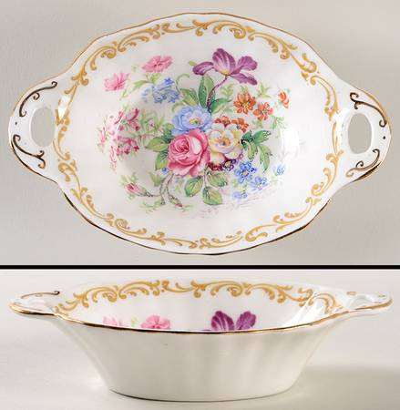 Nosegay 5" Oval Sweet Meat Dish