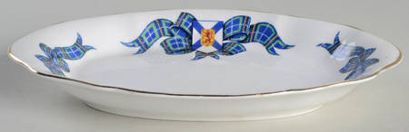 Nova Scotia Tartan Tray for Creamer & Sugar with Lid
