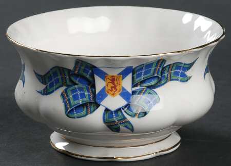Nova Scotia Tartan Open Sugar Bowl