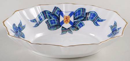 Nova Scotia Tartan 5" Oval Sweet Meat Dish
