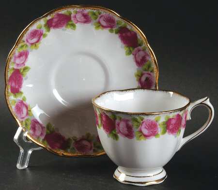 The Old Country Footed Cup & Saucer Set