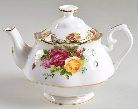 Old Country Roses Teapot for Individual Teapot & Cup Set