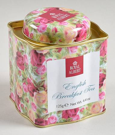 Old Country Roses Tin Tea Caddy & Lid by Royal Albert