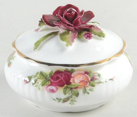 Old Country Roses 2" Round Box & Lid