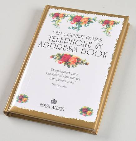 Old Country Roses Telephone/Address Book