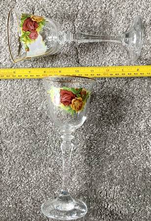 Old Country Roses Glassware Goblet