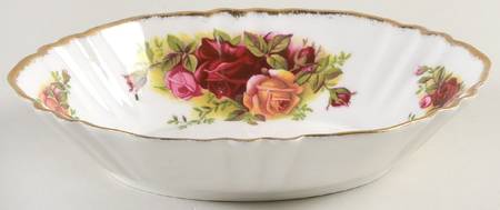 Old Country Roses Open Candy Dish by Royal Albert