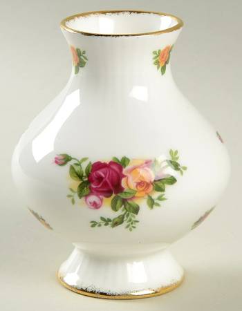 Old Country Roses 4" Vase