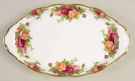 Old Country Roses Tray for Creamer & Open Sugar by Royal Albert